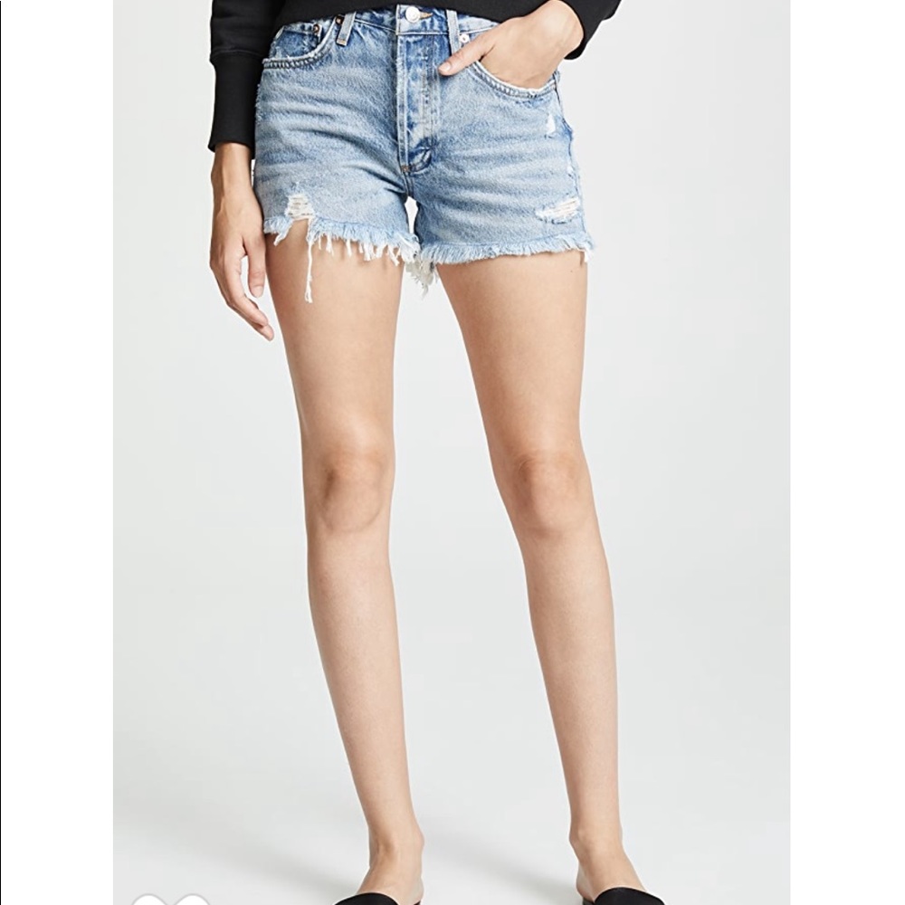Agolde Parker Vintage Shorts in Swapmeet 26